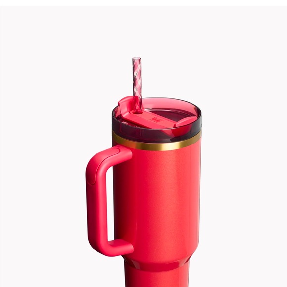 Stanley 40oz flow state quencher Tumblr limited edition 2024 scarlet tinsel - Picture 5 of 7